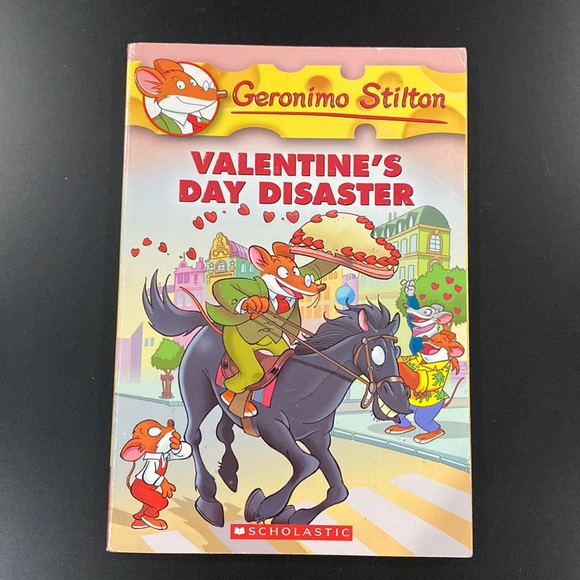 Geronimo Stilton #23: Valentine’s Day Disaster - Scholastic Paperback Novel - Picture 1 of 5